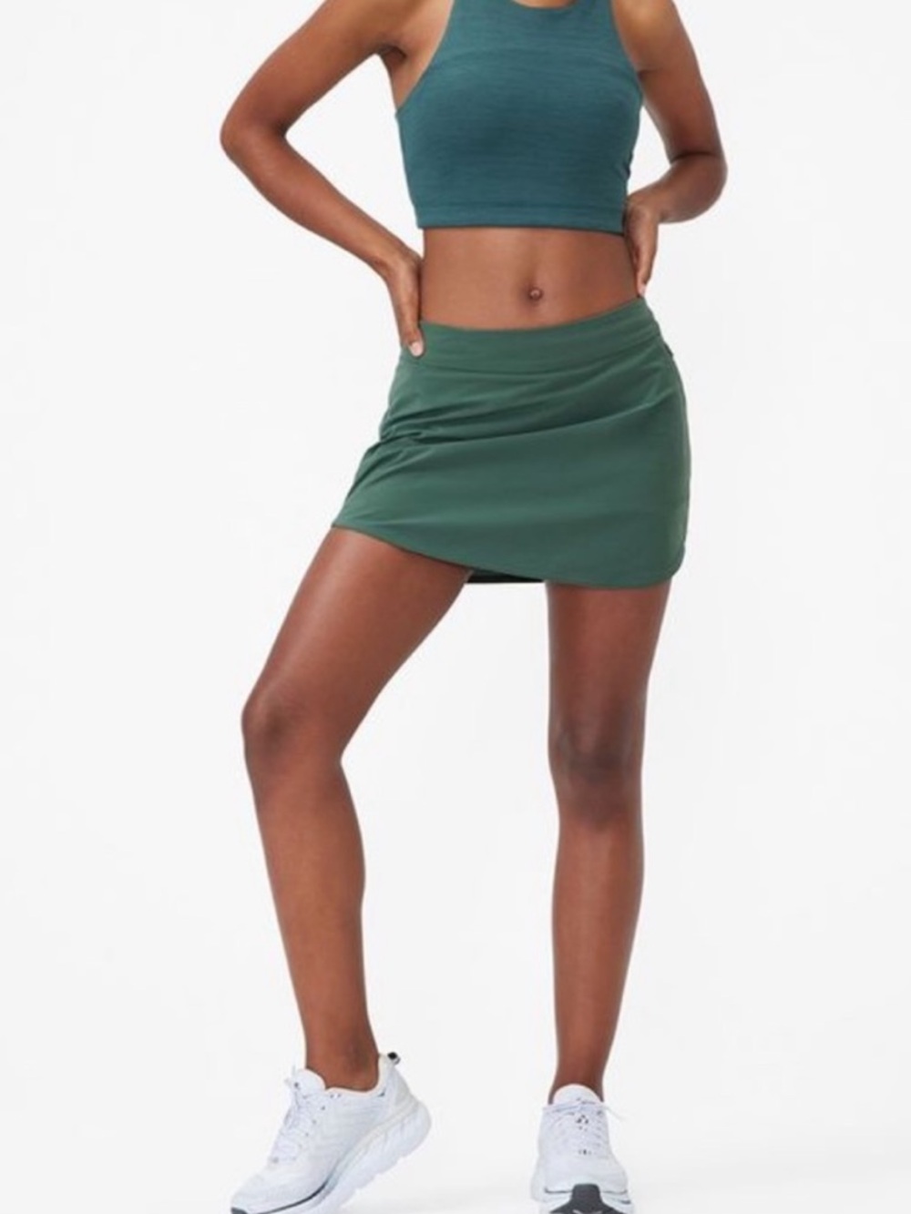 Outdoor Voices Evergreen Olive Army Green Tennis Athletic Exercise Skort Small